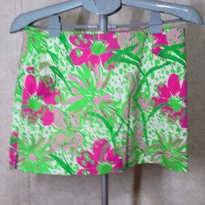 Lilly Pulitzer for Target Vibrant Pink and Green Skort